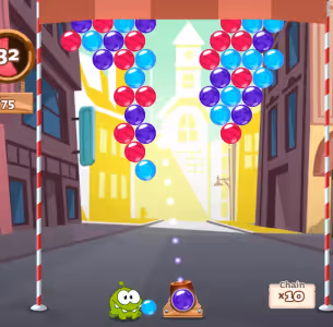 Om Nom Bubbles Gameplay Images 2