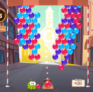 Om Nom Bubbles Gameplay Images 3