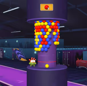 Om Nom Tower 3D Bubble Shooter Gameplay Images 3