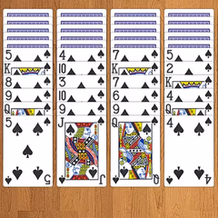 play SPIDER SOLITAIRE online
